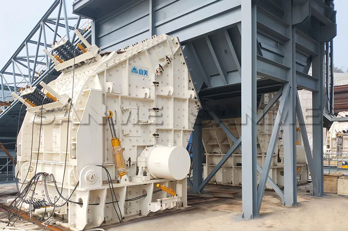 時產3600噸｜山美大型反擊式破碎機服務于江西骨料項目