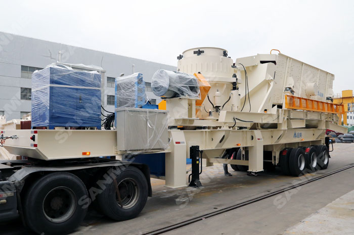 兩大移動(dòng)破碎站：輪胎式與履帶式之間的區(qū)別，上海山美為你解答